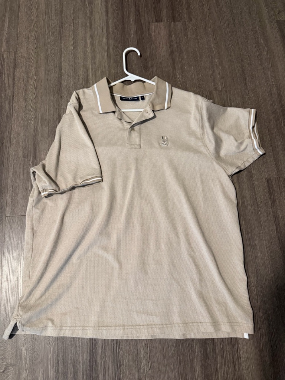 Psycho Bunny Beige Polo